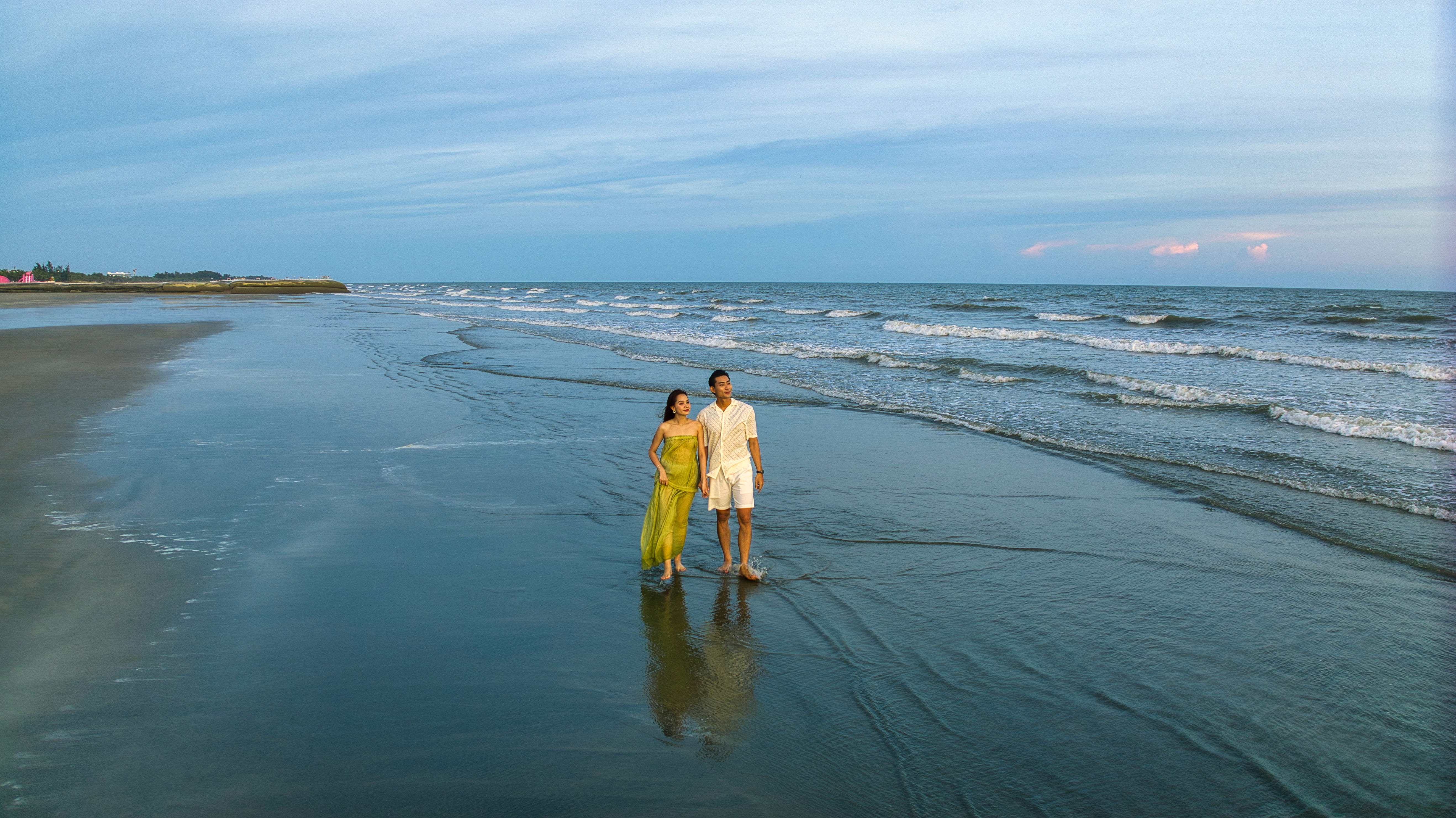 Beachside Walking in Ho Tram Viietnam